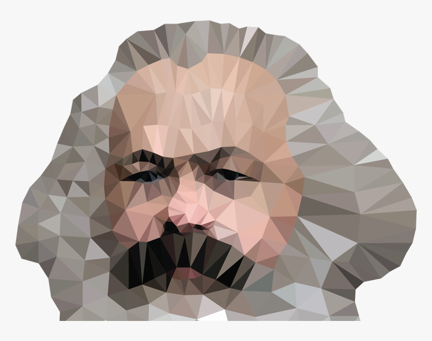 Karl Marx Lowpoly - Triangle, HD Png Download, Free Download