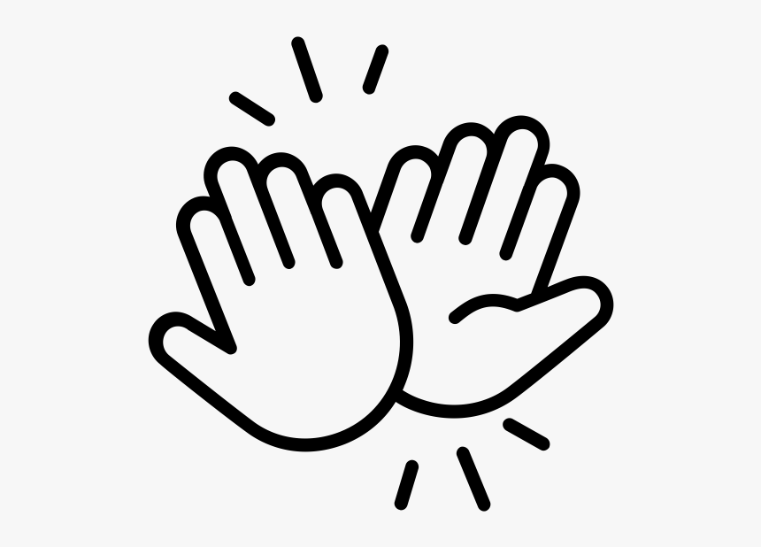 "
 Class="lazyload Lazyload Mirage Cloudzoom Featured - High Five Line Art, HD Png Download, Free Download