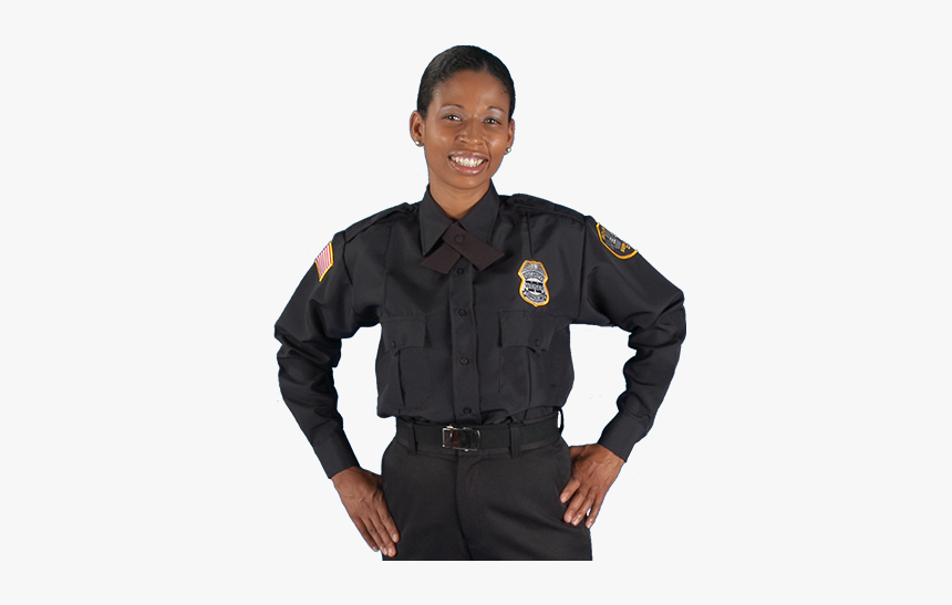 Female Security Guard Png - African American Security Guard, Transparent Png, Free Download