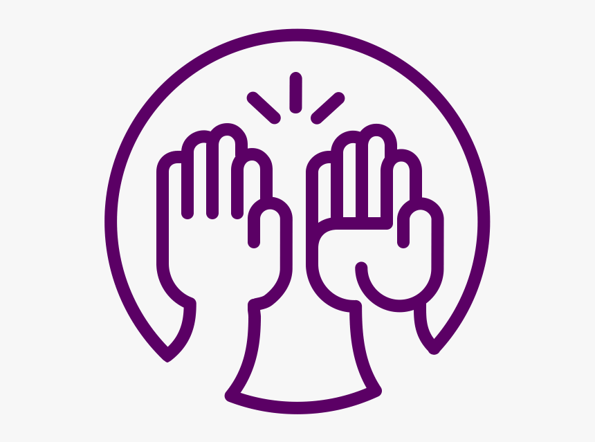 Hi Five Icon Png, Transparent Png, Free Download