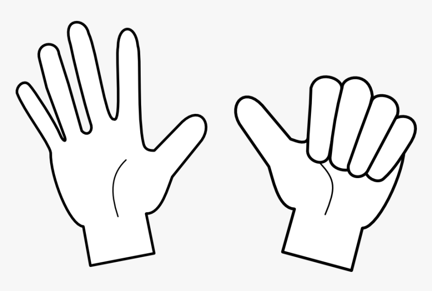 Finger,hand,sign Protective Equipment,thumb,high Five,black - Sign, HD Png Download, Free Download