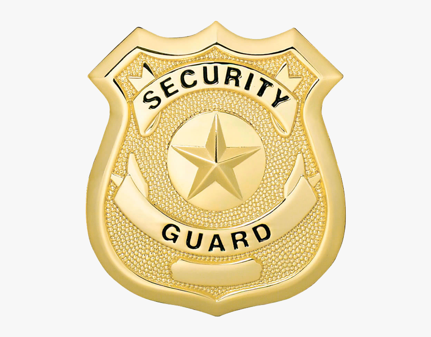 Security Guard Badge Depicting Official Security Clearance - Security Guard Badge Png, Transparent Png, Free Download