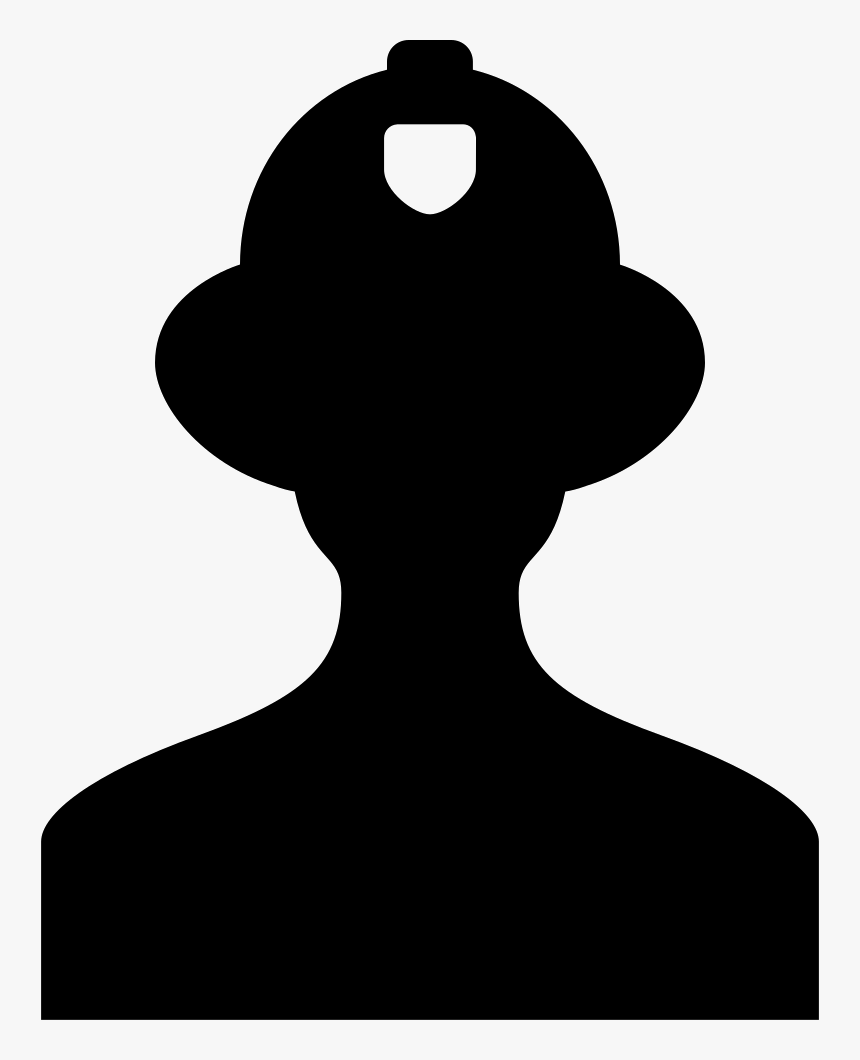 Security Guard With A Hat With A Shield - Silhouette, HD Png Download, Free Download