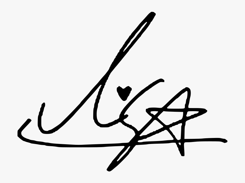 Signature Of Lisa - Lisa Blackpink Signature Png, Transparent Png, Free Download