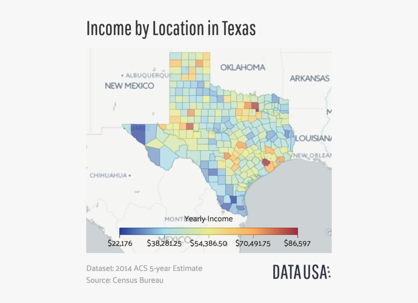 Texas Economy Map, HD Png Download kindpng