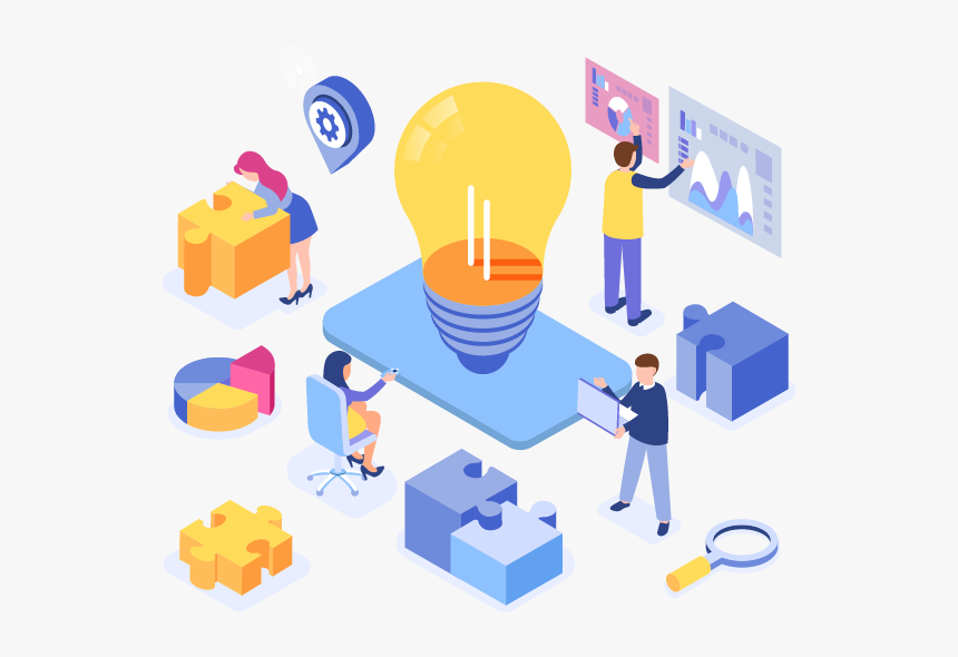 Bluesky Perth Exploring Ideas - Modern Flat Design Isometric Concept Of Teamwork, HD Png Download, Free Download
