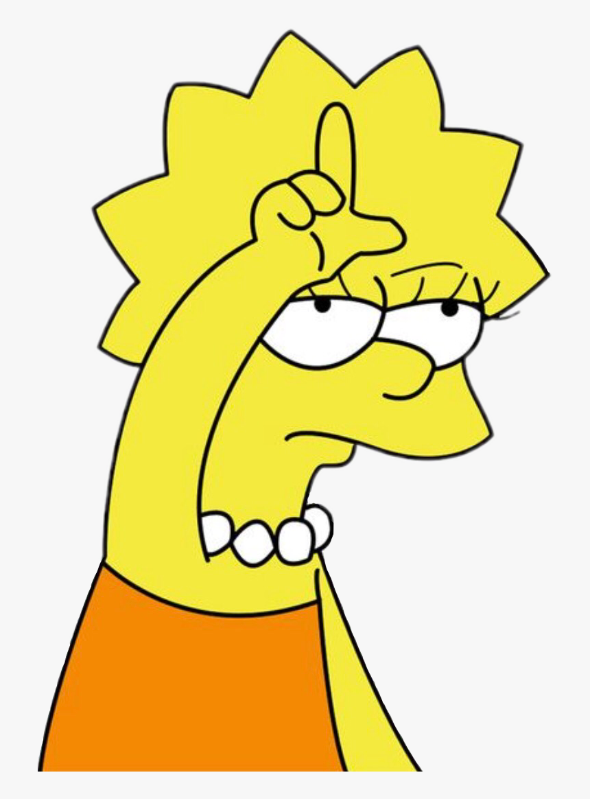 Lisa Simpson Loser - Lisa Simpson Drawings, HD Png Download, Free Download