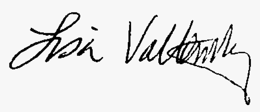 Lisa Valtenbergs Signature - Calligraphy, HD Png Download, Free Download