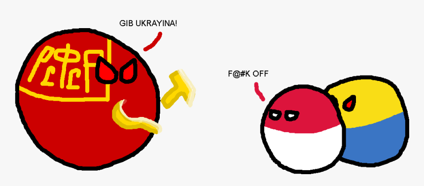 Polandball Wiki - Countryballs Polish Soviet War, HD Png Download, Free Download