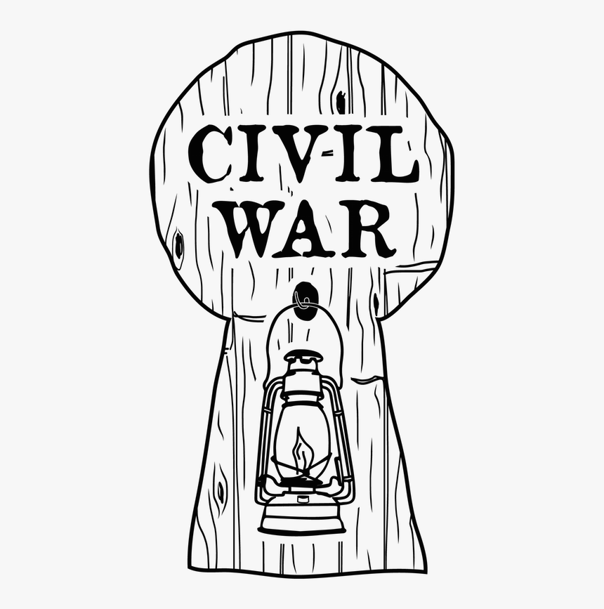 Civil - - Civil War Easy Drawings, HD Png Download, Free Download