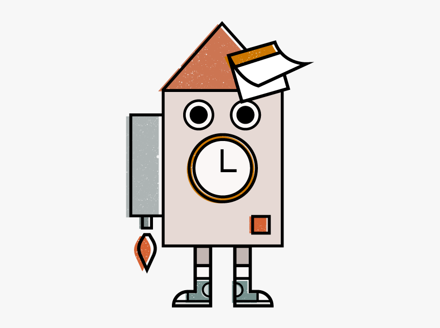 Time Machine Character Clock Space Futuristic Future - Cartoon, HD Png Download, Free Download