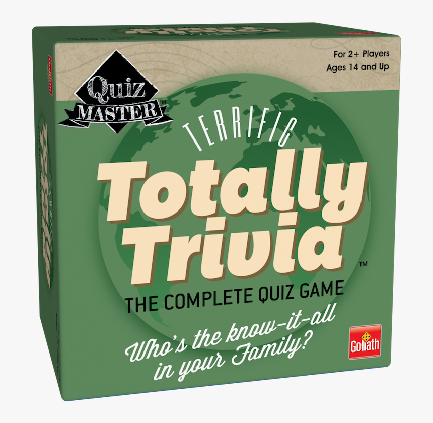 Quiz Master™ Totally Trivia Goliath Games - Packaging And Labeling, HD Png Download, Free Download