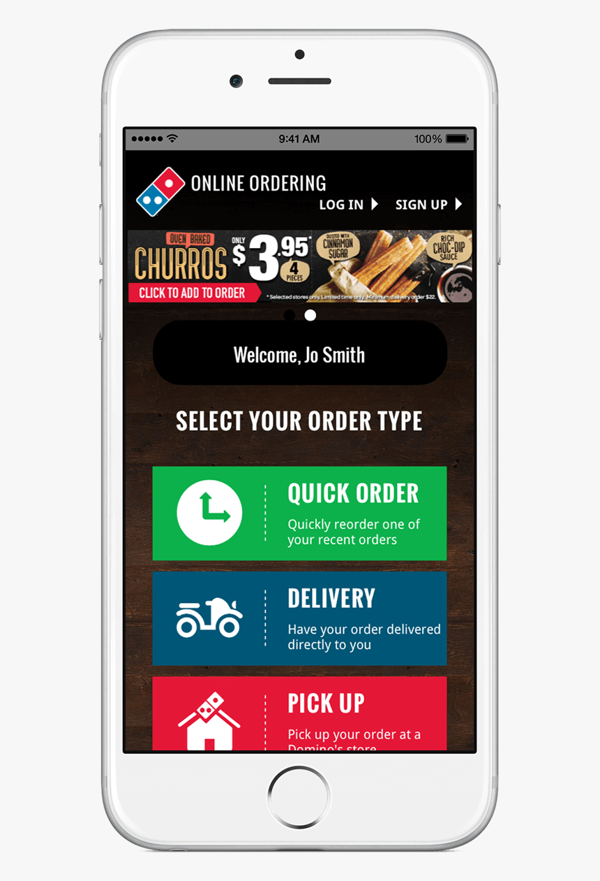 Dominos Pizza Aplicacion, HD Png Download, Free Download