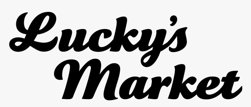 Lucky"s Market Logo - Lucky's Market Logo Black, HD Png Download, Free Download