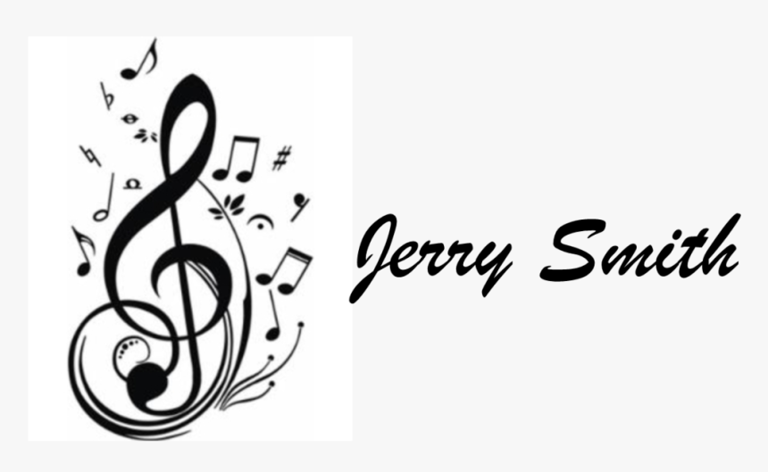 Jerry Smith - Treble Clef And Music Notes, HD Png Download, Free Download