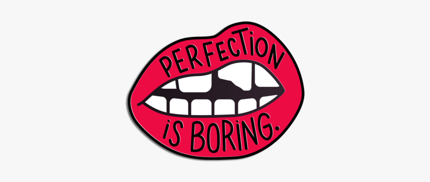 Perfection Is Boring Pin - Perfection Is Boring Jessica Walsh, HD Png Download, Free Download