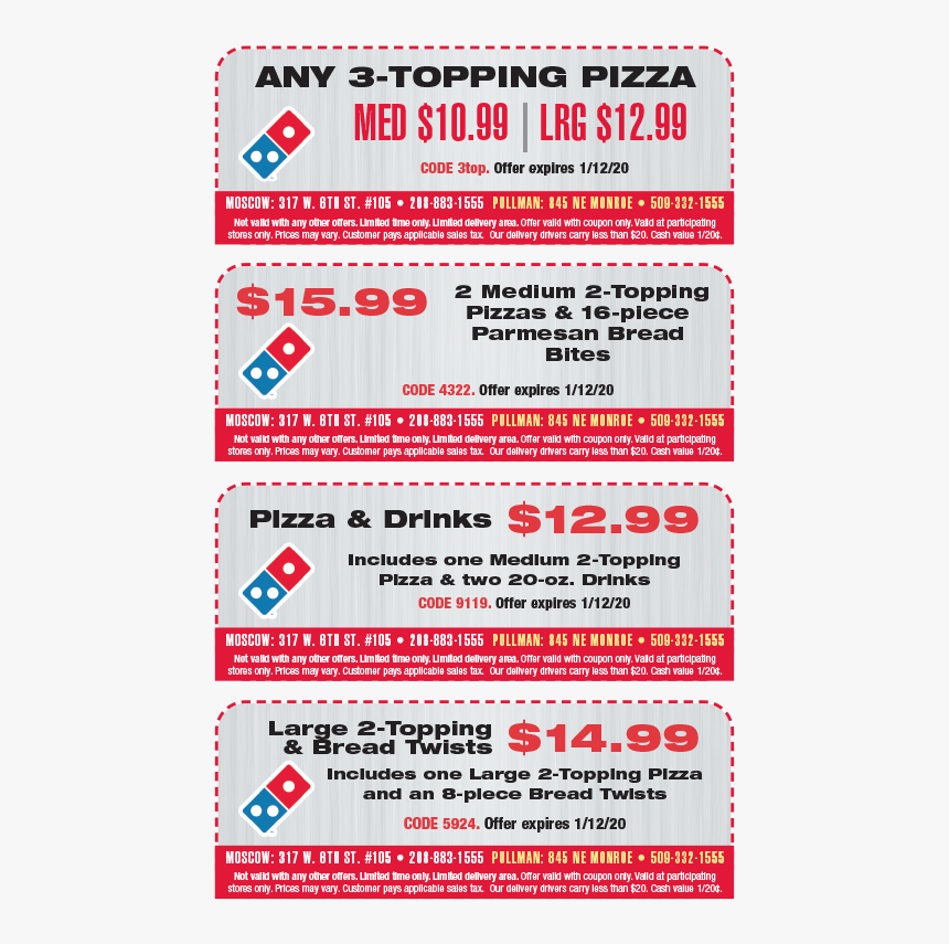 Domino"s Coupons Poster, HD Png Download kindpng