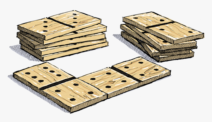 Belknap Hill Trading Post Giant Wood Dominoes Illustration - Wood, HD Png Download, Free Download