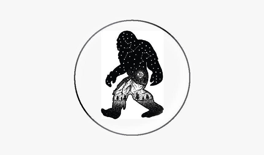 Sasquatch Constellation Button - Mandala Of Health Model, HD Png Download, Free Download