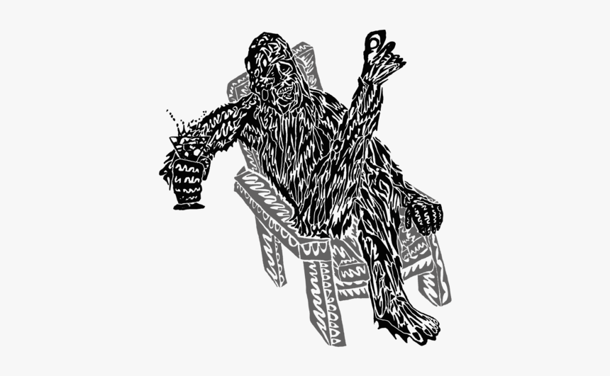 Sasquatch Drawing, HD Png Download, Free Download