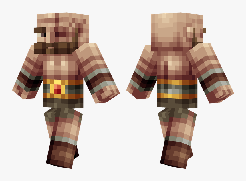 Minecraft Barbarian Skin, HD Png Download, Free Download