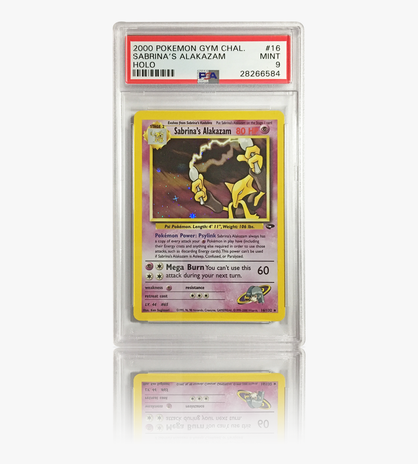 Alakazam Original Pokemon Card , Png Download - 1st Edition Sabrinas Alakazam, Transparent Png, Free Download