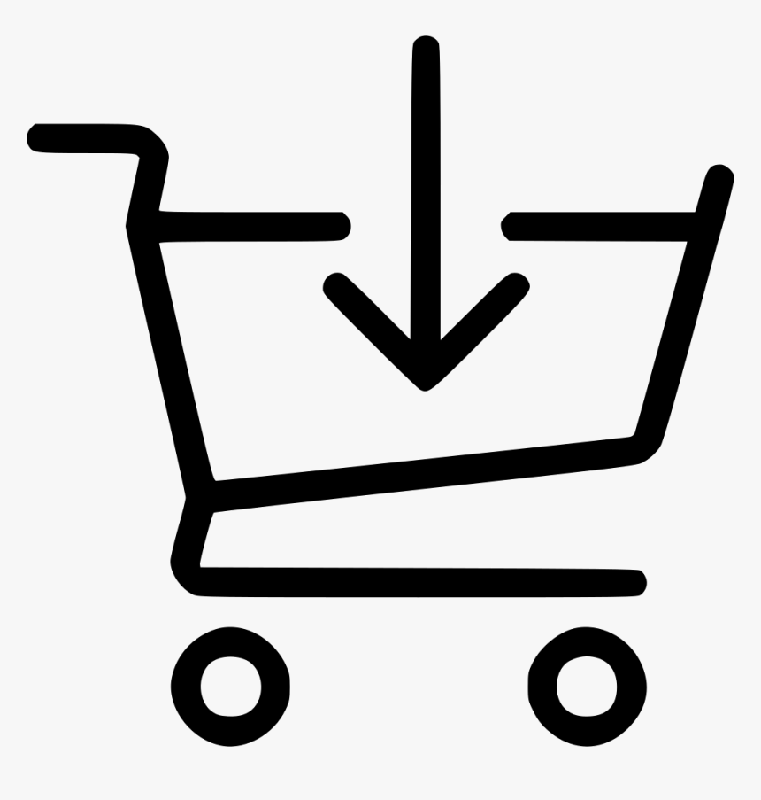 Shopping Cart Store Basket Purchase - Basket Purchase, HD Png Download, Free Download