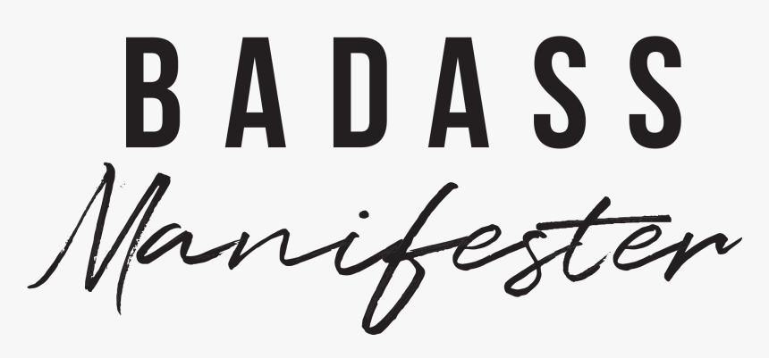 Badassmanifester Logo Black - Calligraphy, HD Png Download, Free Download