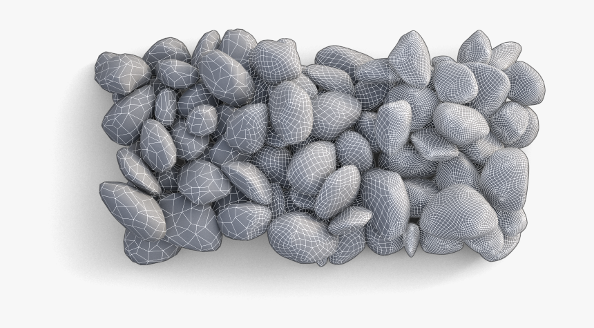 Meshes Subdivide Cleanly - Pebble, HD Png Download, Free Download