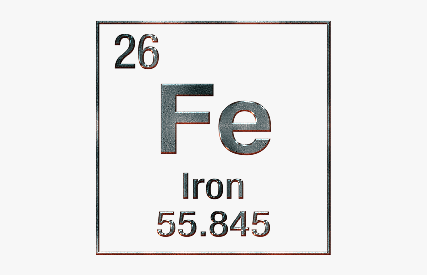 Iron Periodic Table Png, Transparent Png, Free Download