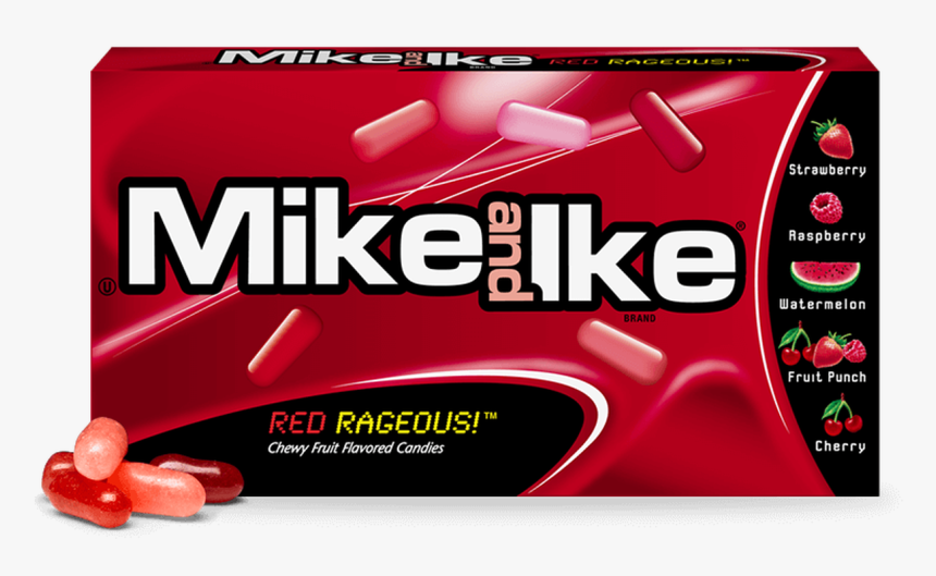 Transparent Milk Duds Png - Mike & Ike Red Rageous, Png Download, Free Download