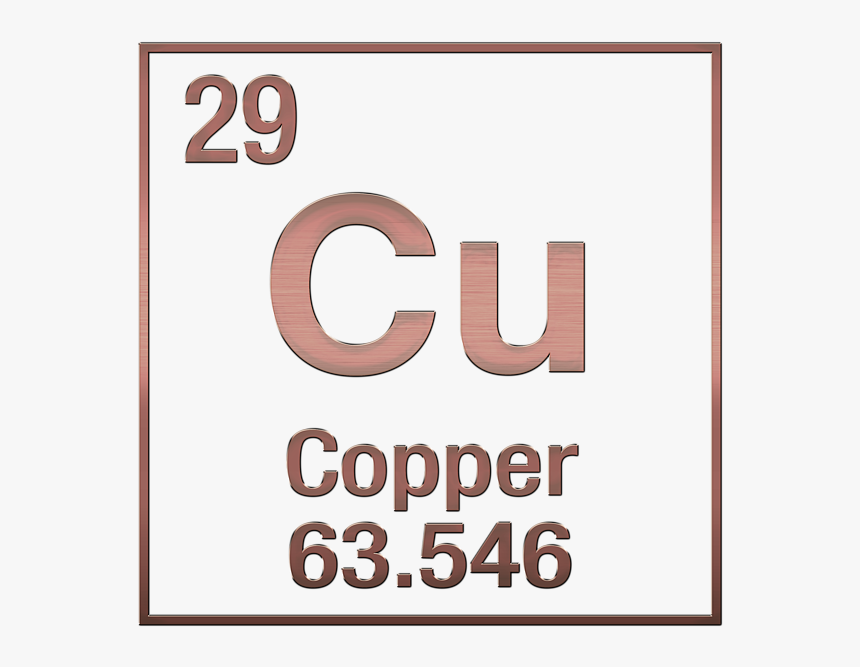 Periodic Table Copper Element, HD Png Download, Free Download