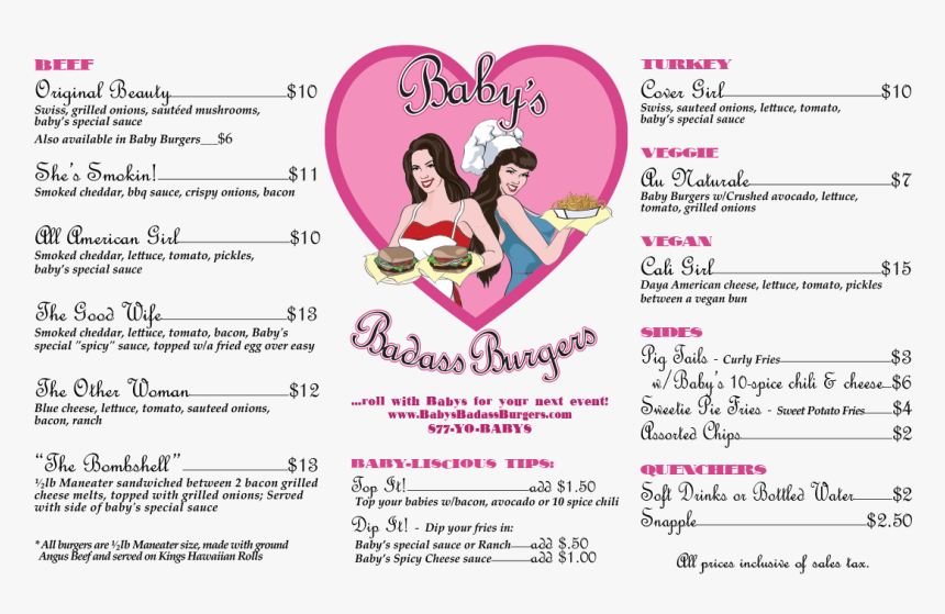 Baby's Burgers San Diego, HD Png Download, Free Download
