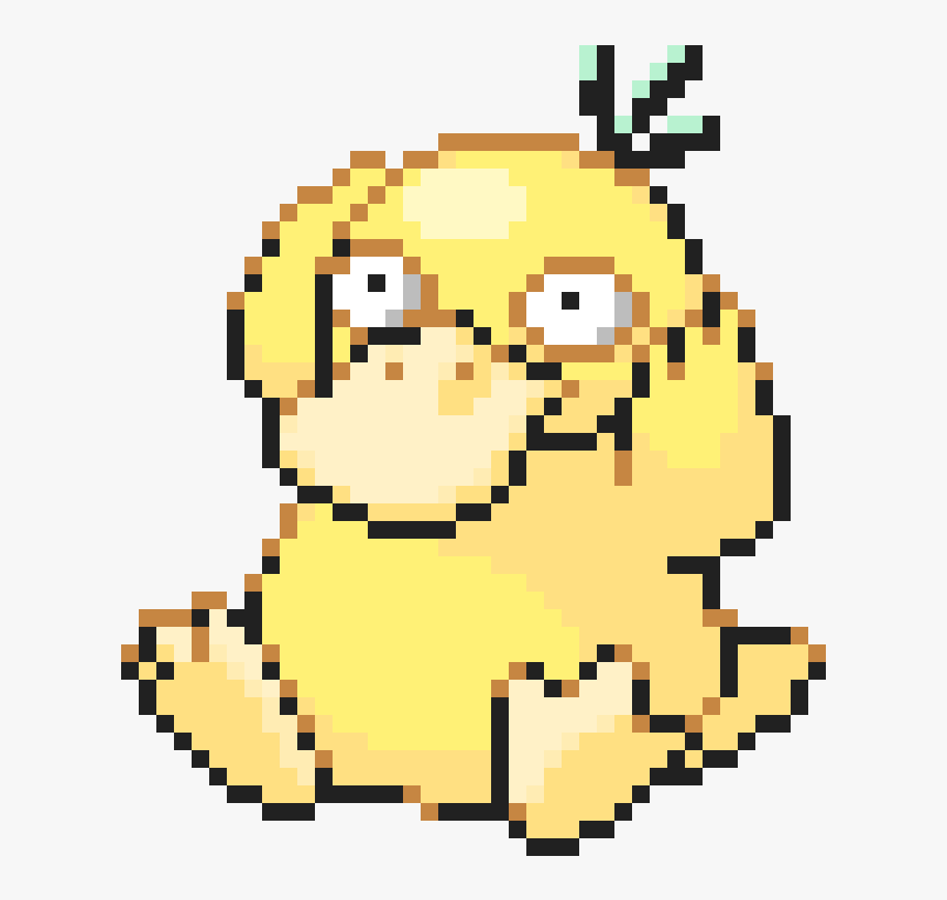 Pokemon 8 Bit Psyduck, HD Png Download, Free Download