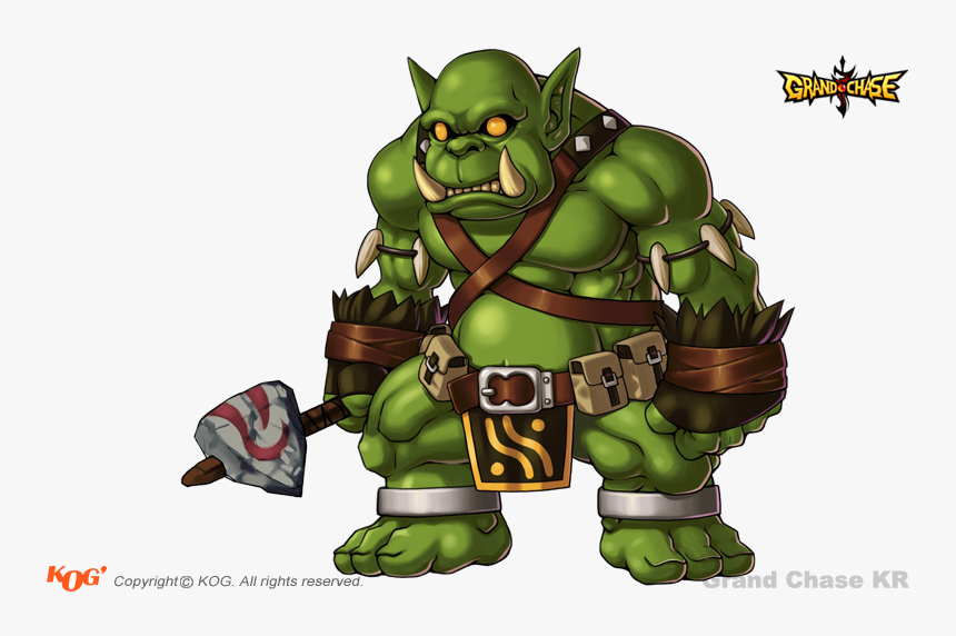 13 Stone Orc - Cartoon Orc Png, Transparent Png, Free Download