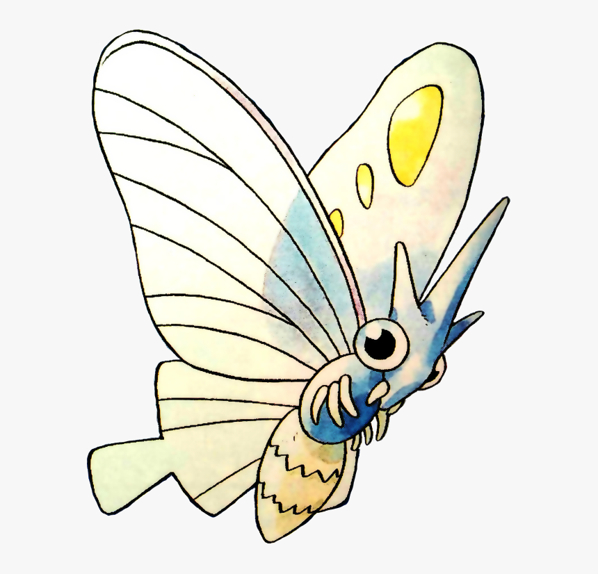 Will Gen 8 Finally Fix Psyduck And Golduck - Venomoth Pokemon Red Official Artwork, HD Png Download, Free Download