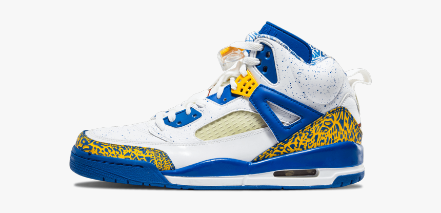 Jordan Spiz"ike - 315371 - White Spizike Yellow Blue, HD Png Download, Free Download