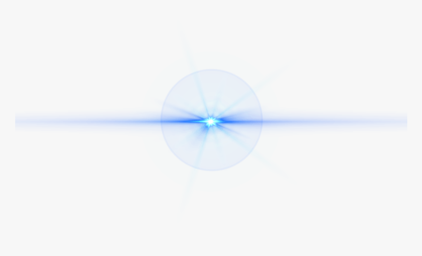 Front Blue Lens Flare - Light Effect Blue Png, Transparent Png, Free Download