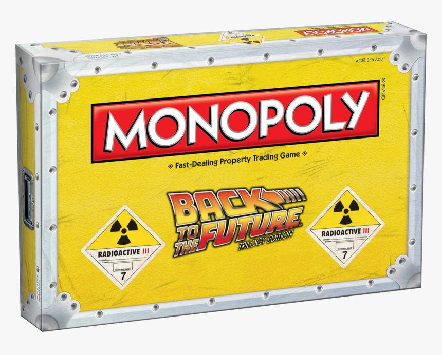 Transparent Monopoly Guy Png - Monopoly Back To The Future Trilogy Edition Board Game, Png Download, Free Download