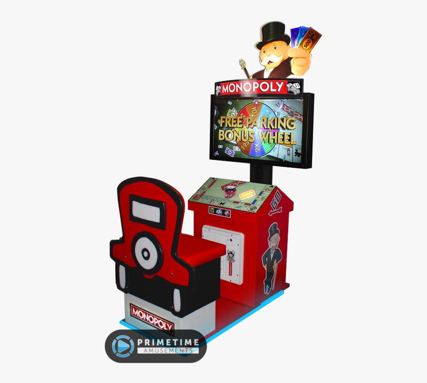 Monopoly Video Redemption Arcade Game By Raw Thrills - Monopoly Arcade Game, HD Png Download, Free Download
