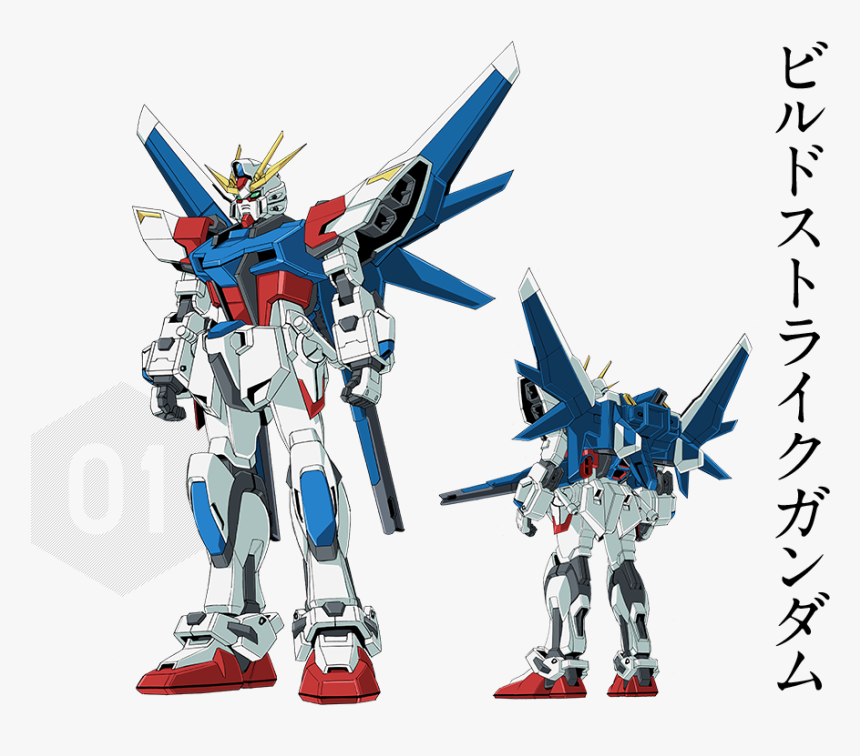 Image Above From Gundam - Build Strike Gundam Rear, HD Png Download, Free Download