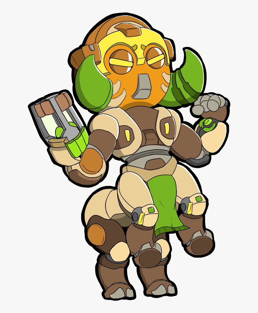 Cute Orisa Charge - Overwatch Orisa Png Cute, Transparent Png, Free Download