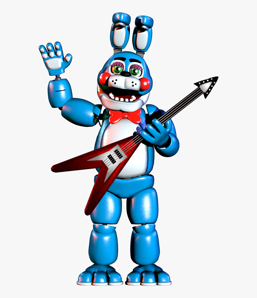 Modelbonnie But He"s Recolored As Toy Bonnie - Toy Bonnie Toy Freddy, HD Png Download, Free Download