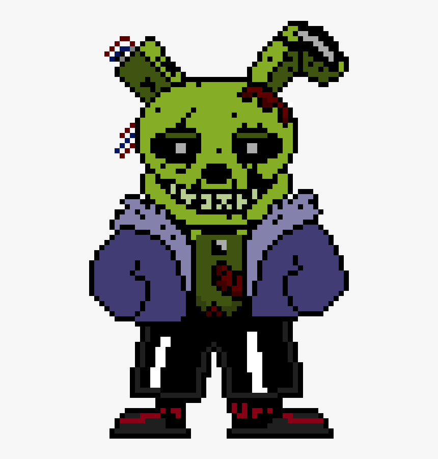 Sans Is Springtrap Sprite, HD Png Download, Free Download