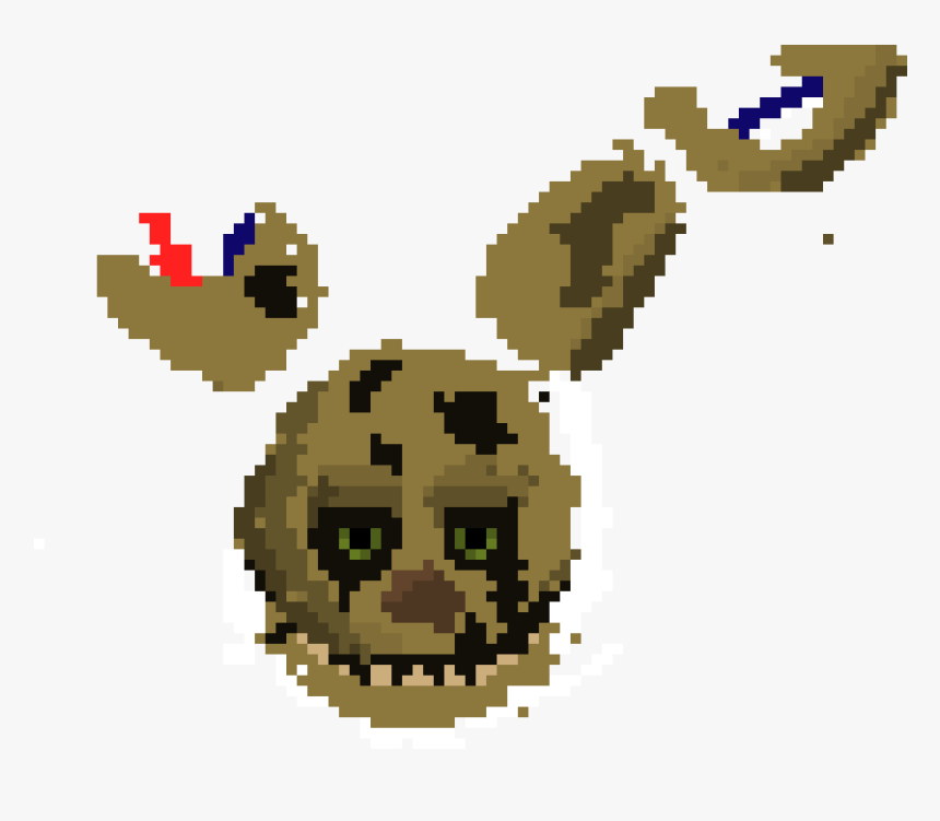 Pixel Art Maker Springtrap, HD Png Download, Free Download