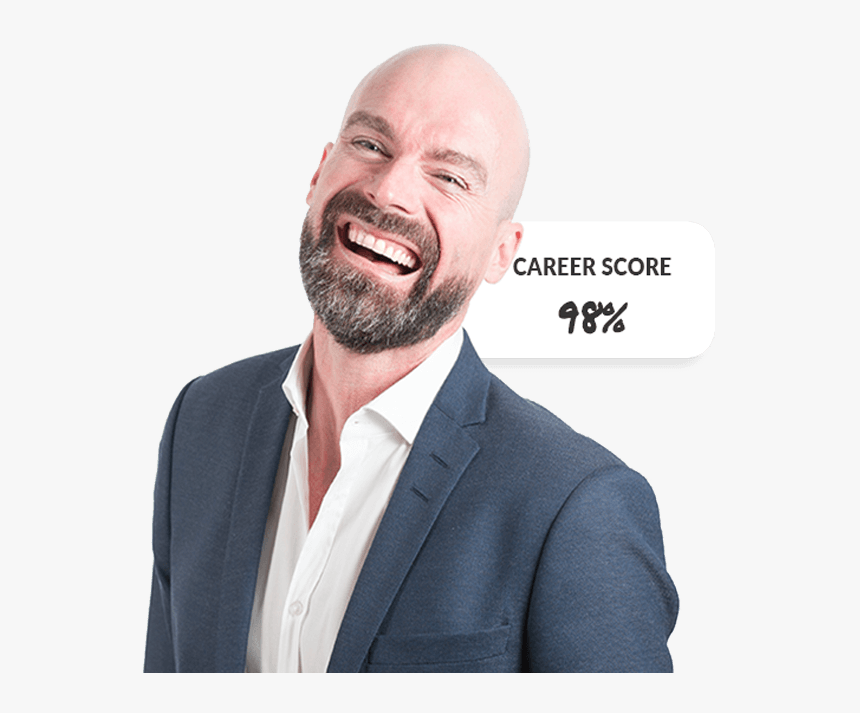 Career Score - Shaved Head Men, HD Png Download, Free Download