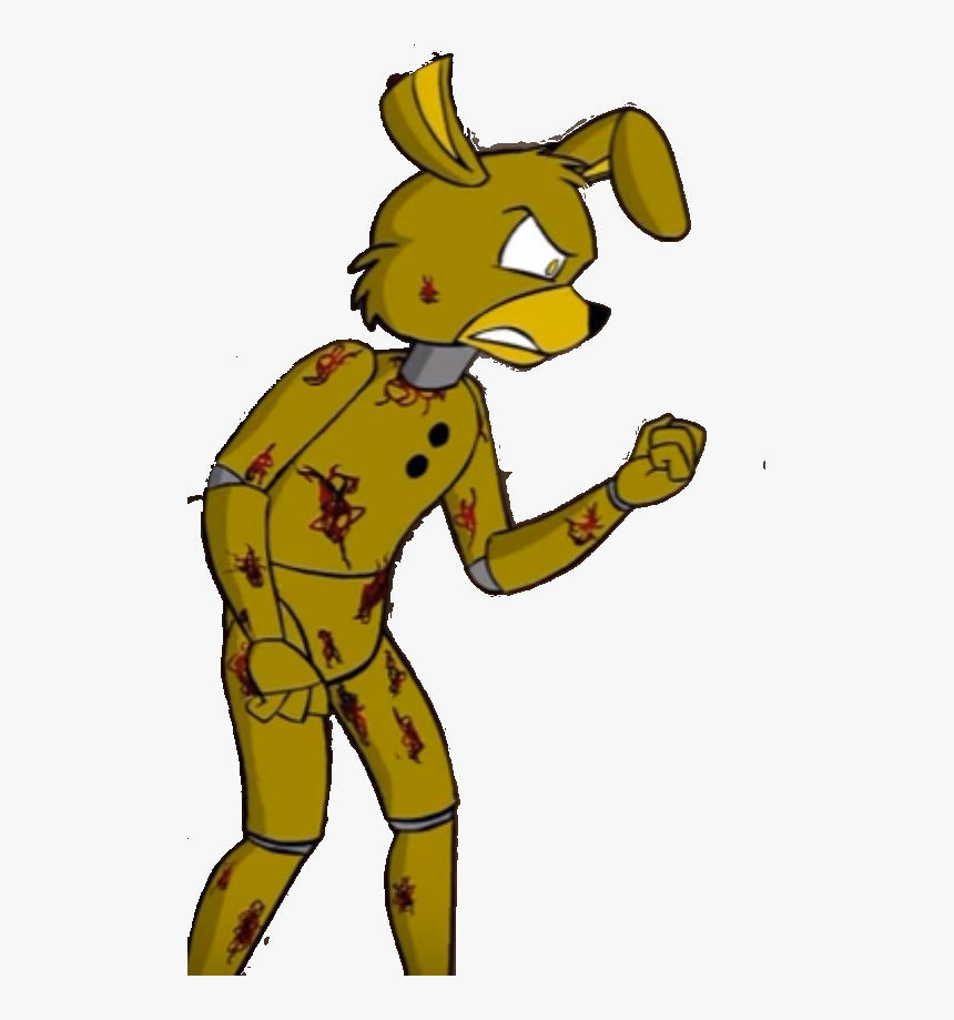 Springtrap Tony Crynight Transparent Clipart , Png - Fnaf Tony Crynight Springtrap, Png Download, Free Download