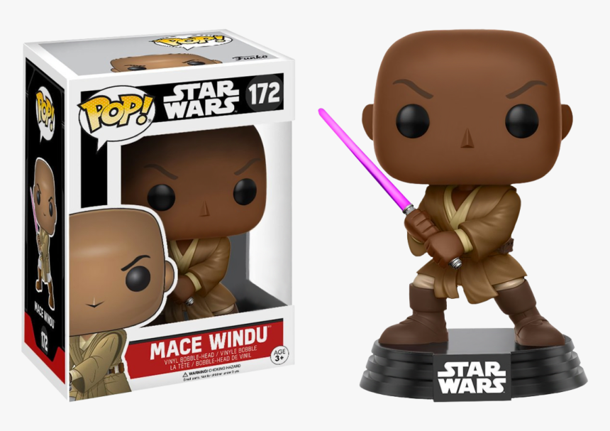 Mace Windu Funko Pop, HD Png Download, Free Download