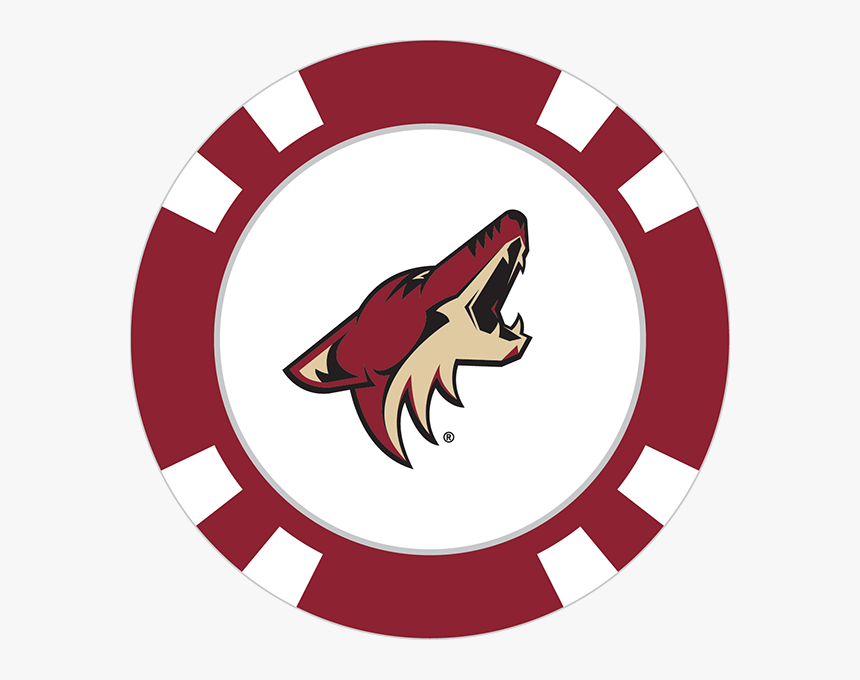 Arizona Coyotes Poker Chip Ball Marker - Boston Bruins Poker Chip, HD Png Download, Free Download