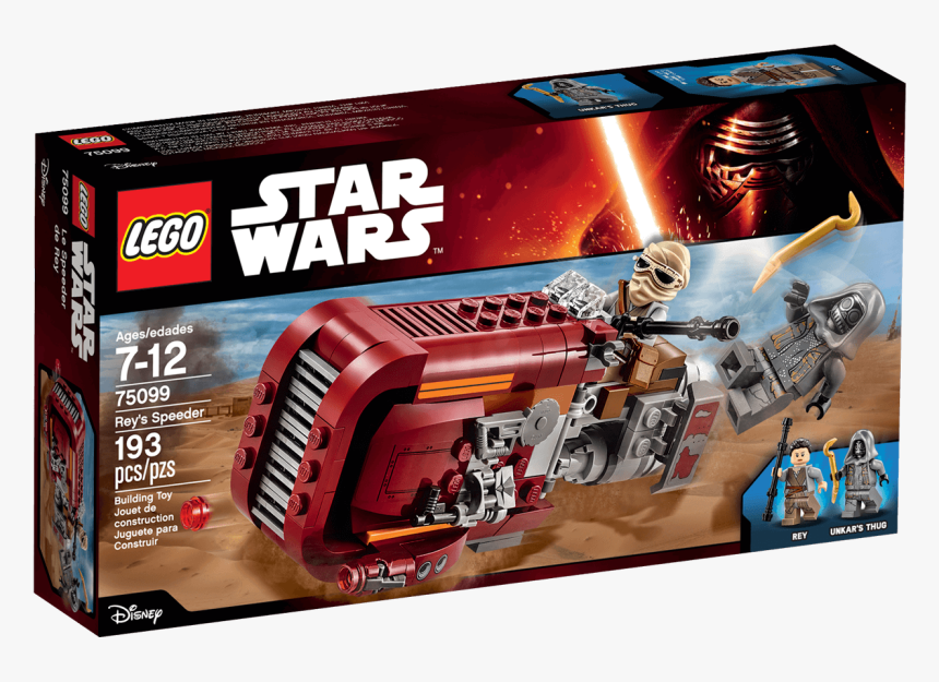 Star Wars Lego Reys Speeder, HD Png Download, Free Download